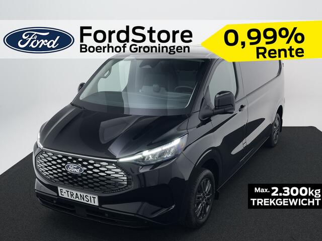 Ford TRANSIT CUSTOM E-Transit 340 L2H1 Limited 71 kWh 360 graden camera | Stoelverwarming | Navigatie |