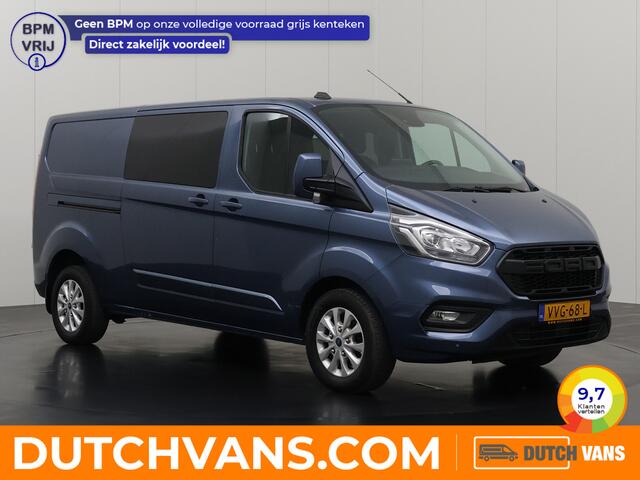 Ford TRANSIT CUSTOM 2.0TDCI 130PK Lang Limited Dubbele Cabine | Multimedia | Navigatie | Camera | Trekhaak