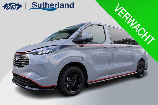 Ford TRANSIT CUSTOM 320 2.5 PHEV L2H1 Grey Platinum DC | Dubbele Cabine | Rijklaar | Dubbele zijschuifdeur | Dual-zone automatische airconditioning | Privacy glass | Groot middenconsole | Trekhaakvoorbereiding | Centrale dubbele vergrendeling | Driver Assistent Pack Ultimate | Verwarmbaar stuurwiel | 2 AGM accus | PHEV 1-fase oplaadkabel 10m | Vehicle Integration System