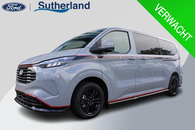 Ford TRANSIT CUSTOM 320 2.5 PHEV L2H1 Grey Platinum DC | Dubbele Cabine | Rijklaar | Dubbele zijschuifdeur | Dual-zone automatische airconditioning | Privacy glass | Groot middenconsole | Trekhaakvoorbereiding | Centrale dubbele vergrendeling | Driver Assistent Pack Ultimate | Verwarmbaar stuurwiel | 2 AGM accus | PHEV 1-fase oplaadkabel 10m | Vehicle Integration System