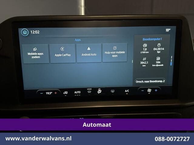 Ford TRANSIT CUSTOM 2.0 TDCI 136pk Automaat L1H1 Euro6 Airco | Camera | Apple Carplay | LED | Cruisecontrol 2740kg Trekhaak, Android Auto, Verwarmde voorruit, Parkeersensoren, Bijrijdersbank