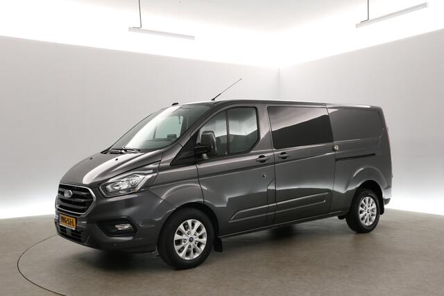 Ford TRANSIT CUSTOM 2.0 TDCI L2H1 Limited 170PK | Dubbele Cabine | Automaat | Airco | Camera | Cruise | 2xSchuifdeur | Trekhaak | Carplay | Parkeersens.