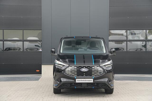 Ford TRANSIT CUSTOM E-Transit 340 L2H1 Sport 71 kWh 218pk - 2x Schuif - ACC - B&O - Navi - Stoel/Stuurverwarming - 360 Camera - Trekhaak - Rijklaar