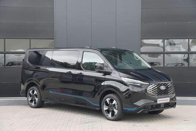 Ford TRANSIT CUSTOM E-Transit 340 L2H1 Sport 71 kWh 218pk - 2x Schuif - ACC - B&O - Navi - Stoel/Stuurverwarming - 360 Camera - Trekhaak - Rijklaar