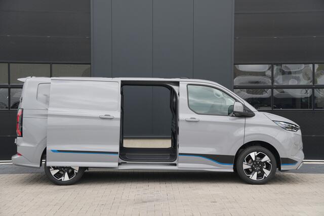 Ford TRANSIT CUSTOM E-Transit 340 L2H1 Sport 71 kWh 218pk - 2x Schuif - ACC - B&O - Navi - Stoel/Stuurverwarming - 360 Camera - Trekhaak - Rijklaar