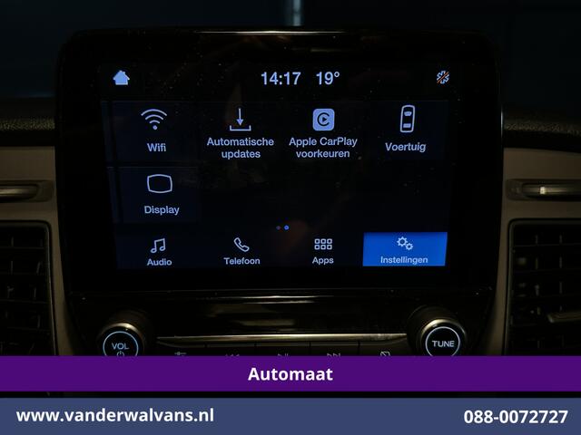 Ford TRANSIT CUSTOM 2.0 TDCI 130pk Automaat L2H1 Euro6 Airco | 2x zijdeur | Camera | LED | Apple Carplay | Cruisecontrol Verwarmde voorruit, LM velgen, Parkeersensoren, Bijrijdersbank