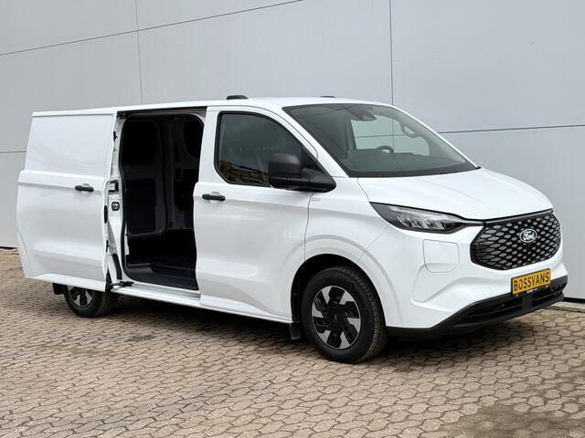 Ford TRANSIT CUSTOM e-Transit 71kWh 136PK Elektrisch L1 344KM WLTP 2300kg Trekvermogen BEV Snelladen LED ACC Camera Carplay Parkeersensoren v+a