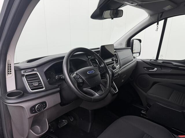 Ford TRANSIT CUSTOM 2.0TDCI 170PK Automaat Lang Dubbele Cabine | 2xSchuifdeur | Navigatie | Camera | 2xSchuifdeur | Trekhaak | Airco | Cruise