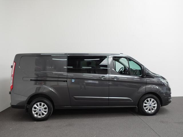 Ford TRANSIT CUSTOM 300 2.0 TDCI L2H1 Limited Dubbele Cabine Navi Airco 2 Schuifdeuren Trekhaak PDC voor & achter Carplay DAB