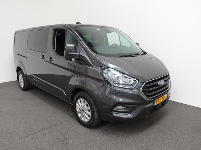 Ford TRANSIT CUSTOM 300 2.0 TDCI L2H1 Limited Dubbele Cabine Navi Airco 2 Schuifdeuren Trekhaak PDC voor & achter Carplay DAB