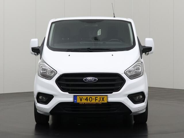 Ford TRANSIT CUSTOM 2.0TDCI Achterdeuren | 2500Kg Trekgewicht | Airco | Cruise | 3-Zits | Betimmering