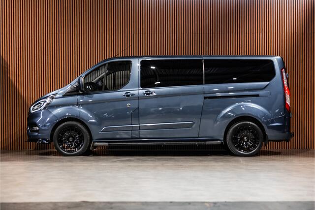 Ford TRANSIT CUSTOM 320 2.0 TDCI 170 PK L2H1 Limited DC | ACC | Navigatie | CarPlay | Camera | Trekhaak | Stoelverwarming | L+R Schuifdeur | Dodehoek | DAB | Dubbel cabine | Nieuwe APK | Euro 6