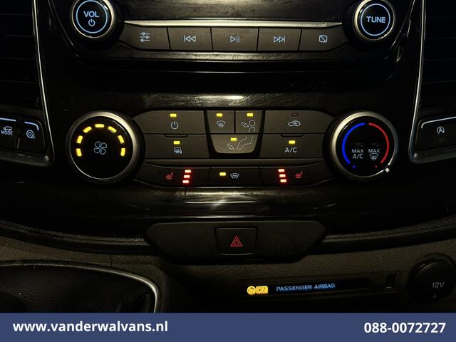 Ford TRANSIT CUSTOM 2.0 TDCI 130pk L2H1 Euro6 Airco | Navigatie | 2800kg Trekhaak | LED | Apple Carplay Cruisecontrol, Stoelverwarming, verwarmde Voorruit, LM Velgen, Parkeersensoren, Bijrijdersbank