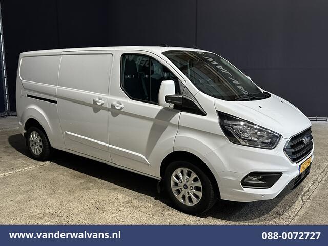 Ford TRANSIT CUSTOM 2.0 TDCI 130pk L2H1 Euro6 Airco | Navigatie | 2800kg Trekhaak | LED | Apple Carplay Cruisecontrol, Stoelverwarming, verwarmde Voorruit, LM Velgen, Parkeersensoren, Bijrijdersbank