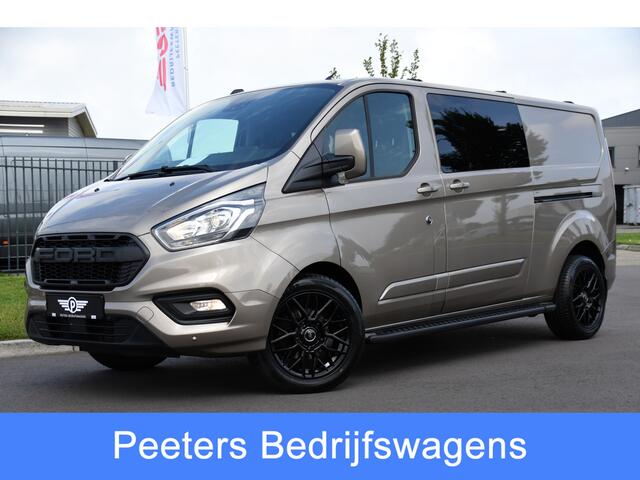 Ford TRANSIT CUSTOM 320 2.0 TDCI L2H1 Limited DC Raptor Edition Camera, Adaptieve Cruise, Carplay, 170PK, Automaat, PDC, 2 x Schuifdeur, Stoelverwarming, Uniek!