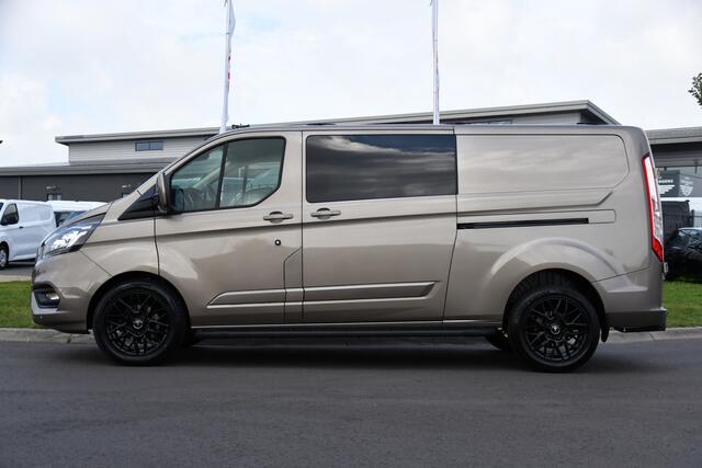 Ford TRANSIT CUSTOM 320 2.0 TDCI L2H1 Limited DC Raptor Edition Camera, Adaptieve Cruise, Carplay, 170PK, Automaat, PDC, 2 x Schuifdeur, Stoelverwarming, Uniek!