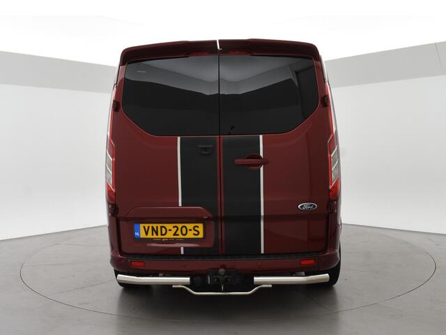 Ford TRANSIT CUSTOM 320 2.0 TDCI 185 PK SPORT AUT. 5-PERS DUBBEL CAB. + 2 SCHUIFDEUREN | TREKHAAK | CARPLAY | STOELVERW.