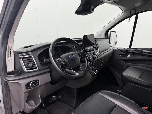 Ford TRANSIT CUSTOM 2.0TDCi 185PK Automaat Sport Dubbele Cabine | 2xSchuifdeur | Navigatie | Camera | Multimedia | Airco | Cruise | Trekhaak