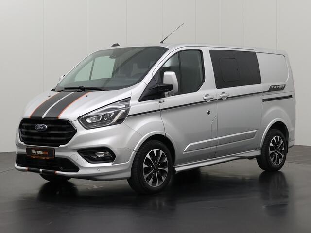 Ford TRANSIT CUSTOM 2.0TDCi 185PK Automaat Sport Dubbele Cabine | 2xSchuifdeur | Navigatie | Camera | Multimedia | Airco | Cruise | Trekhaak