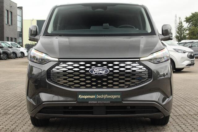 Ford TRANSIT CUSTOM E-Transit 320 L2H1 Limited DC | 71 kWh | 160kW/218pk | Driver Assist | Pro Power | Adap. Cruise | 360° Camera | Keyless | Carplay/Android | Lease 824,- p/m