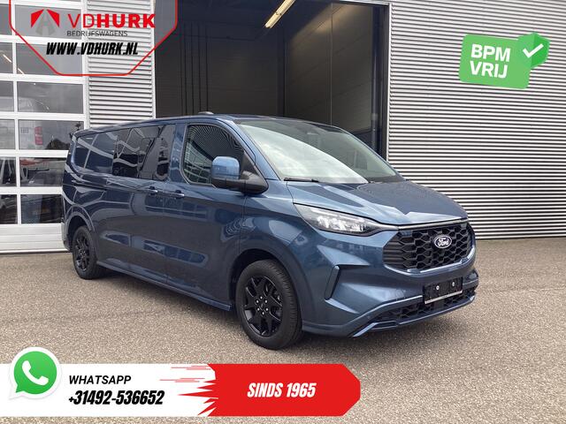 Ford TRANSIT CUSTOM 2.0 TDCI 170 pk Aut. L2 Sport DC Dubbel Cabine AWD/ 4x4/ 2x Schuifdeur/ Adapt.Cruise/ Elek.Stoel/ LED/ Carplay/ Navi/ Camera/ PDC/ Keyless