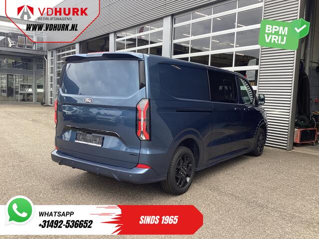 Ford TRANSIT CUSTOM 2.0 TDCI 170 pk Aut. L2 Sport DC Dubbel Cabine AWD/ 4x4/ 2x Schuifdeur/ Adapt.Cruise/ Elek.Stoel/ LED/ Carplay/ Navi/ Camera/ PDC/ Keyless