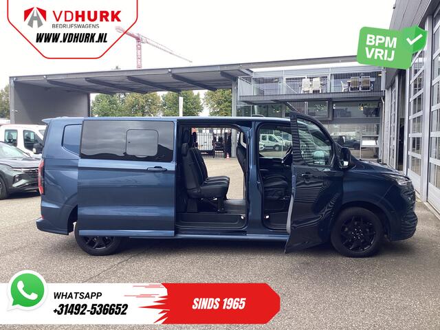 Ford TRANSIT CUSTOM 2.0 TDCI 170 pk Aut. L2 Sport DC Dubbel Cabine AWD/ 4x4/ 2x Schuifdeur/ Adapt.Cruise/ Elek.Stoel/ LED/ Carplay/ Navi/ Camera/ PDC/ Keyless