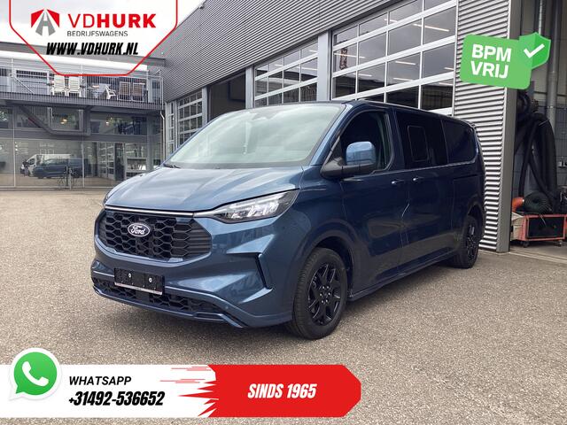 Ford TRANSIT CUSTOM 2.0 TDCI 170 pk Aut. L2 Sport DC Dubbel Cabine AWD/ 4x4/ 2x Schuifdeur/ Adapt.Cruise/ Elek.Stoel/ LED/ Carplay/ Navi/ Camera/ PDC/ Keyless