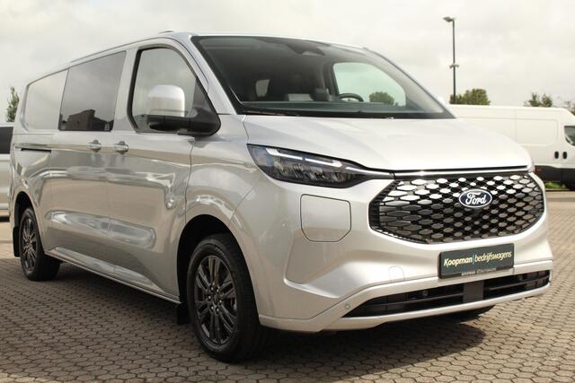 Ford TRANSIT CUSTOM E-Transit 320 L2H1 Limited DC | 71 kWh | 160kW/218pk | Driver Assist | Pro Power | Adap. Cruise | 360° Camera | Carplay/Android | Lease 824,- p/m