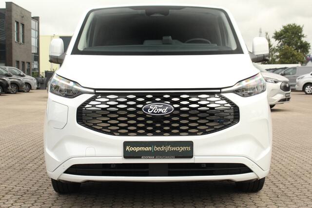 Ford TRANSIT CUSTOM E-Transit 320 L2H1 Limited DC | 71 kWh | 160kW/218pk | Driver Assist | Pro Power | Adap. Cruise | 360° Camera | Carplay/Android | Lease 824,- p/m