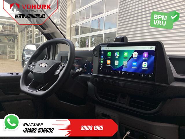 Ford TRANSIT CUSTOM E-Transit L2 Trend 71 kWh 370 km WLTP LED/ Standkachel/ Stoelverw./ Carplay/ Camera/ PDC/ Climate/ Trekhaak