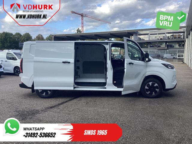 Ford TRANSIT CUSTOM E-Transit L2 Trend 71 kWh 370 km WLTP LED/ Standkachel/ Stoelverw./ Carplay/ Camera/ PDC/ Climate/ Trekhaak