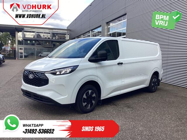 Ford TRANSIT CUSTOM E-Transit L2 Trend 71 kWh 370 km WLTP LED/ Standkachel/ Stoelverw./ Carplay/ Camera/ PDC/ Climate/ Trekhaak