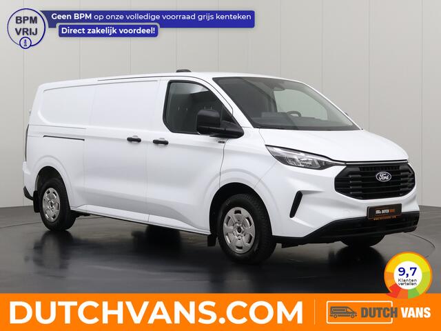Ford TRANSIT CUSTOM 2.0TDCi 136PK Lang Business digital | Leder | Multimedia | Camera | 3-Zits | Achterdeuren
