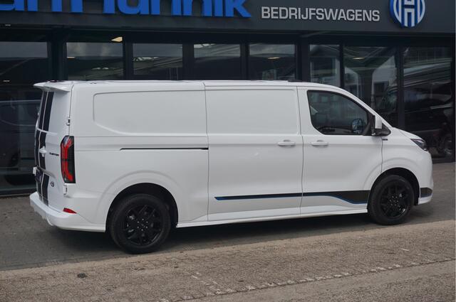 Ford TRANSIT CUSTOM E-Transit 340L 218PK 71KWH Sport AUT Apple CP/Android A, Cam, 17" LM, 2x Schuifdeur!! NR. 652
