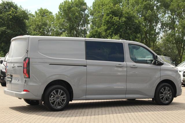 Ford TRANSIT CUSTOM E-Transit 320 L2H1 Limited DC | 71 kWh | 160kW/218pk | Driver Assist | Pro Power | Adap. Cruise | 360° Camera | Carplay/Android | Lease 824,- p/m