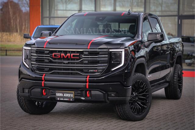 GMC SIERRA AT4 6.2 V8 4X4 | VIRTUAL COCKPIT | LPG | HUD | BOM VOL | DC | RAM DEALER NEDERLAND | Dubbele Cabine met Royale 5 Zitplaatsen | BPM vrij | Nu Leverbaar uit Voorraad | Voorraad Nr 248378 |
