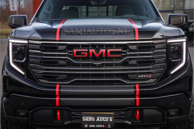 GMC SIERRA AT4 6.2 V8 4X4 | VIRTUAL COCKPIT | LPG | HUD | BOM VOL | DC | RAM DEALER NEDERLAND | Dubbele Cabine met Royale 5 Zitplaatsen | BPM vrij | Nu Leverbaar uit Voorraad | Voorraad Nr 248378 |