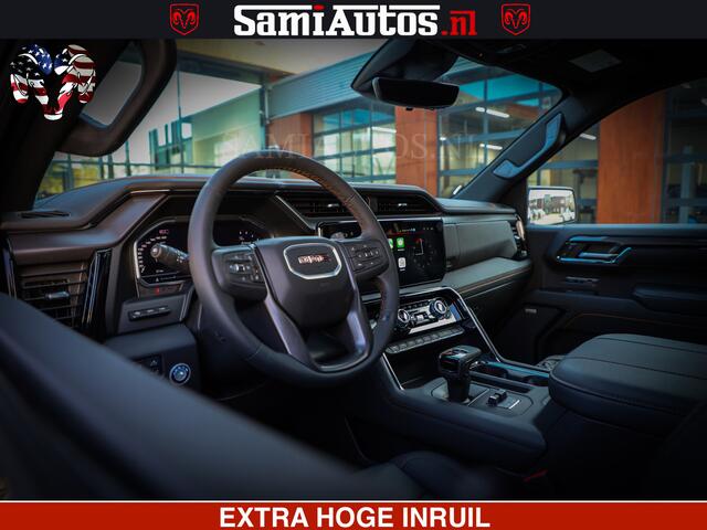 GMC SIERRA AT4 6.2 V8 | VIRTUAL COCKPIT | BOM VOL | DC | LPG | RAM DEALER NEDERLAND | Dubbele Cabine met Royale 5 Zitplaatsen | BPM vrij | Nu Leverbaar uit Voorraad | Voorraad Nr 238940 |