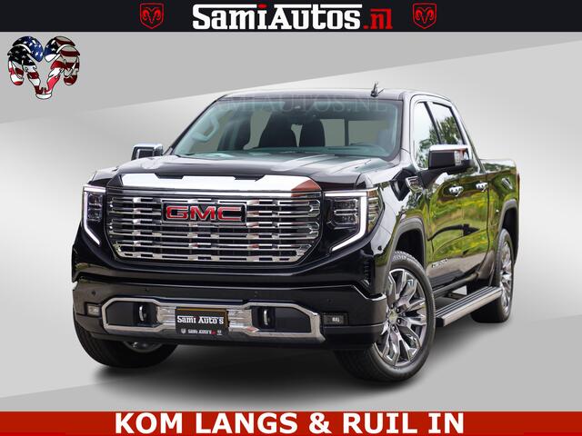 GMC SIERRA DENALI | All-In Prijs | 6,2 V8 Full Option | De Meest Luxe Pick-Up in zijn Klasse | Comfortabele Dubbele Cabine met Royale 5 Zitplaatsen | BPM vrij | Nu Leverbaar uit Voorraad | Voorraad Nr 9194