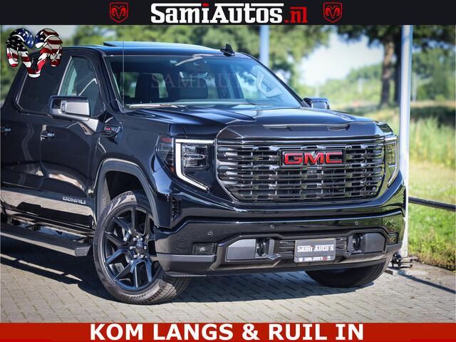 GMC SIERRA DENALI 6.2 V8 426PK Full Option | De Meest Luxe Pick-Up in zijn Klasse | Comfortabele Dubbele Cabine met Royale 5 Zitplaatsen | BPM vrij | Nu Leverbaar uit Voorraad | Voorraad Nr 2252