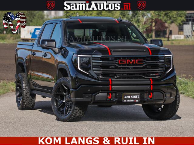 GMC SIERRA AT4 6.2 V8 4X4 | VIRTUAL COCKPIT | LPG | HUD | BOM VOL | DC | RAM DEALER NEDERLAND | Dubbele Cabine met Royale 5 Zitplaatsen | BPM vrij | Nu Leverbaar uit Voorraad | Voorraad Nr 261530 | | De specialist in Amerikaanse pick-ups in Nederland en Europa.