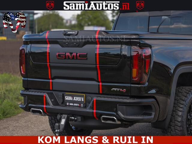 GMC SIERRA AT4 6.2 V8 4X4 | VIRTUAL COCKPIT | LPG | HUD | BOM VOL | DC | RAM DEALER NEDERLAND | Dubbele Cabine met Royale 5 Zitplaatsen | BPM vrij | Nu Leverbaar uit Voorraad | Voorraad Nr 261530 | | De specialist in Amerikaanse pick-ups in Nederland en Europa.