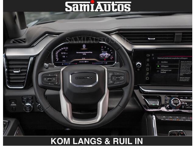GMC SIERRA DENALI | All-In Prijs | 6,2 V8 Full Option | De Meest Luxe Pick-Up in zijn Klasse | Comfortabele Dubbele Cabine met Royale 5 Zitplaatsen | BPM vrij | Nu Leverbaar uit Voorraad | Voorraad Nr 2232 | De specialist in Amerikaanse pick-ups in Nederland en Europa.
