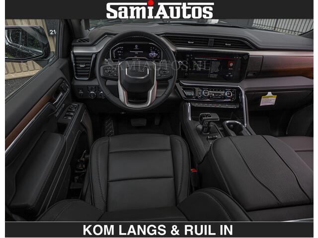 GMC SIERRA DENALI | All-In Prijs | 6,2 V8 Full Option | De Meest Luxe Pick-Up in zijn Klasse | Comfortabele Dubbele Cabine met Royale 5 Zitplaatsen | BPM vrij | Nu Leverbaar uit Voorraad | Voorraad Nr 1788 | De specialist in Amerikaanse pick-ups in Nederland en Europa.