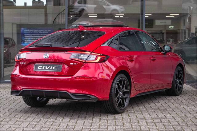 Honda CIVIC 2.0 e:HEV Advance - Cons. prijs rijklaar | Schuifdak | Navi | Leder
