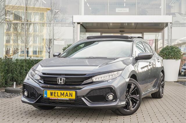 Honda CIVIC 1.0i V-TEC PREMIUM TURBO - AUTOMAAT - PANORAMADAK - LEDER