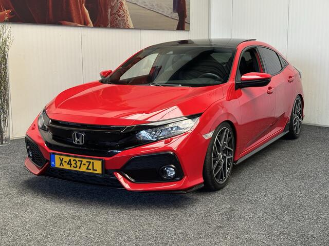 Honda CIVIC 1.5 i-VTEC Sport 183 PK NAVIGATIE ADAPTIVE CRUISE CONTROL PANORAMA SCHUIF/KANTELDAK APPLE CARPLAY/ANDROID RIJSTROOKSENSOREN KEYLESS GO ZEER MOOI !!