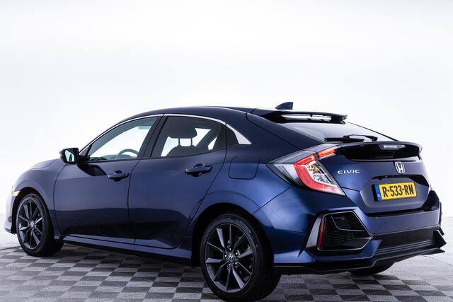 Honda CIVIC 1.0 i-VTEC Elegance | Adapaptive Cruise Control | Rijstrookbegeleiding | Parkeersensoren V+A | Full Led | Navigatie | Achteruitrijcamera | Stoelverwarming |