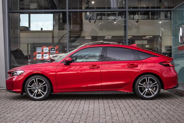 Honda CIVIC 2.0 e:HEV Advance - Cons. prijs rijklaar | Schuifdak | Navi | Leder